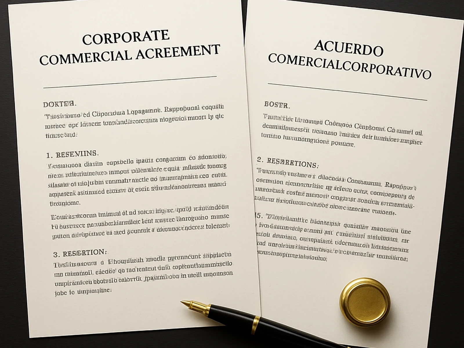 Contract &amp; Corporate Translation